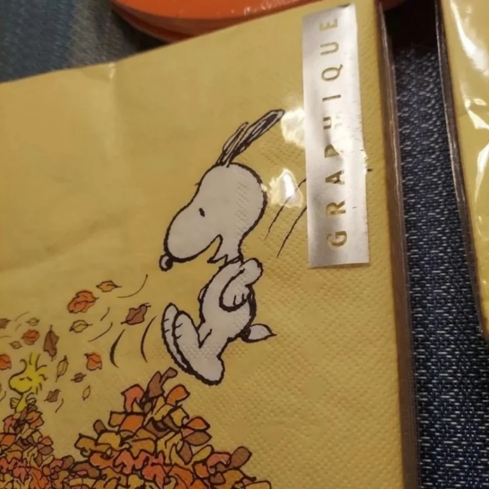 Snoopy Jumping Leaves 168 Pc. Party Set Graphique De France® Peanuts™ 2022